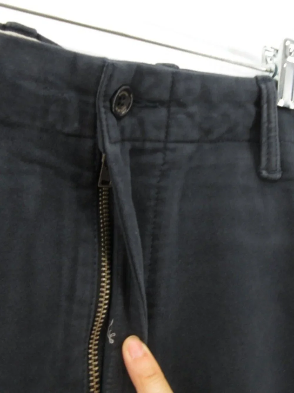 Banana Republic Pants 44X32 Navy Chino Relaxed Fit Baggy Canvas Y2K NEW